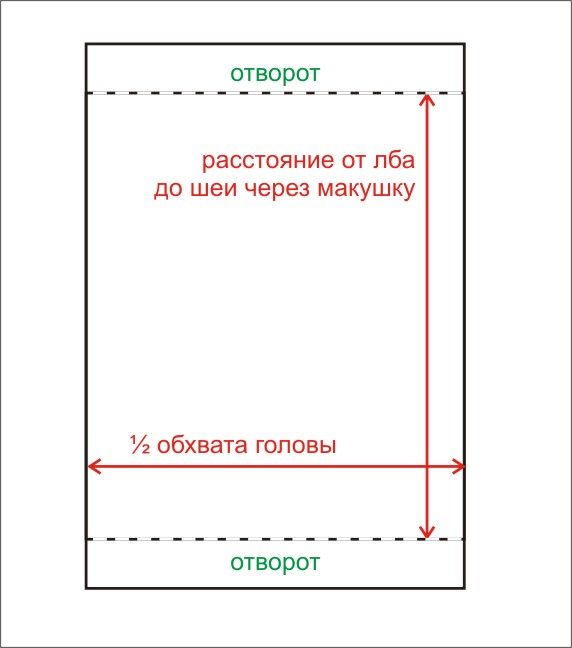 чертёж зимней шапочки3
