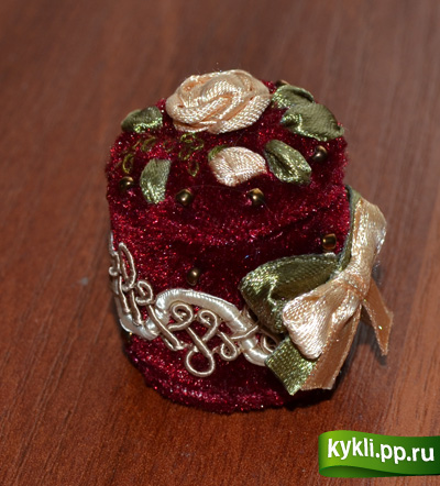 Круглая шкатулка