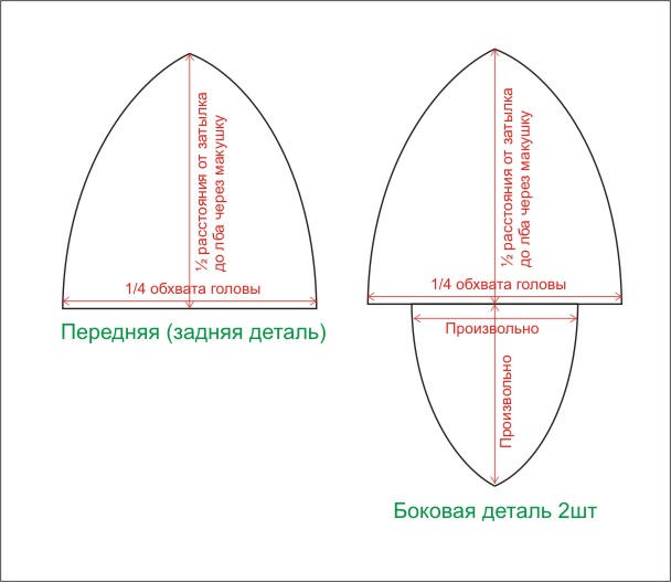 Трикотажная ушанка