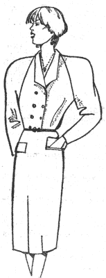 Прорезной карман чертеж