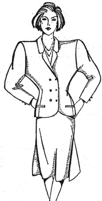 Прорезной карман чертеж