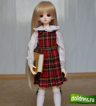 Сарафан в клетку