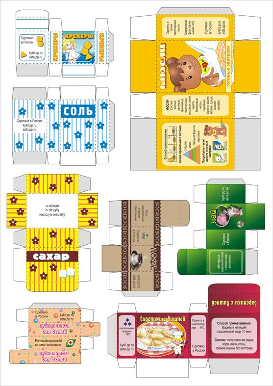 Пример развертки Привем развертки